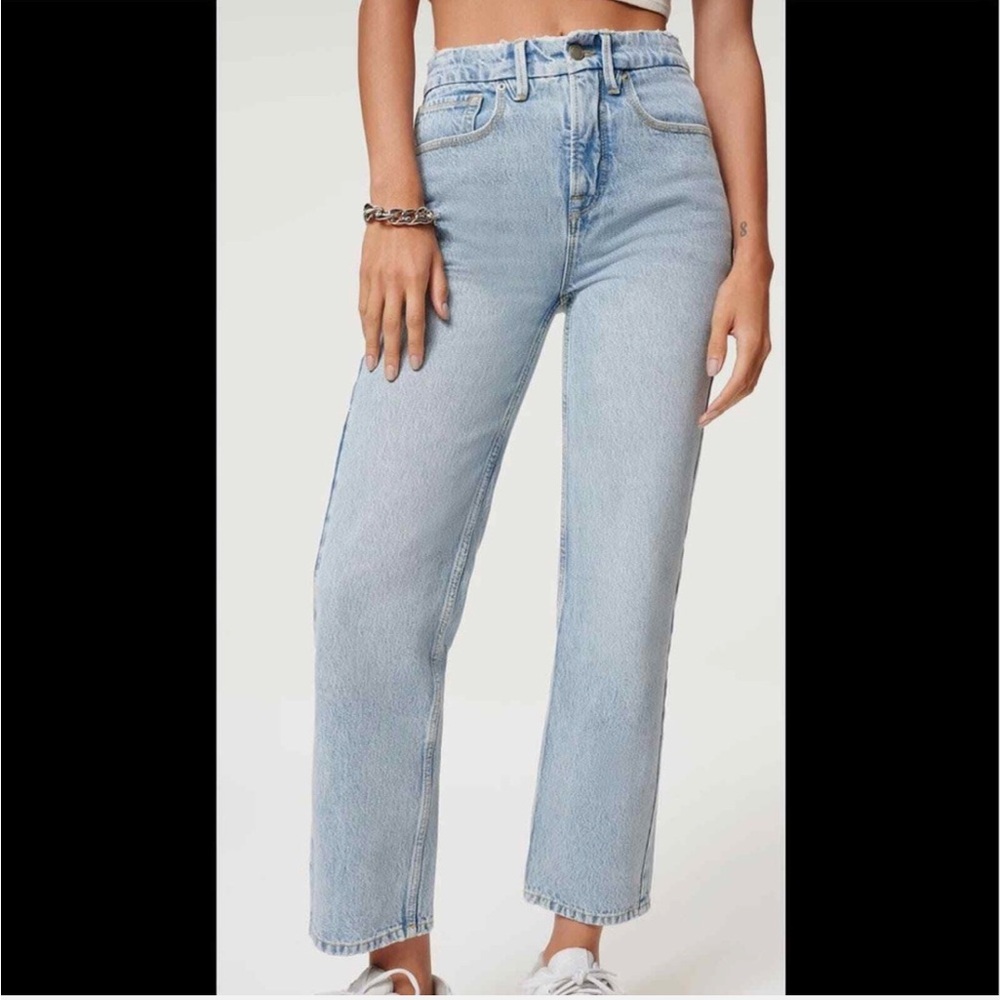 NWT Good American Good Heritage Straight Jeans, Size 10 or 30